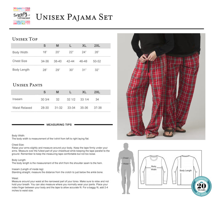 Delta Gamma Anchor Pajama Set