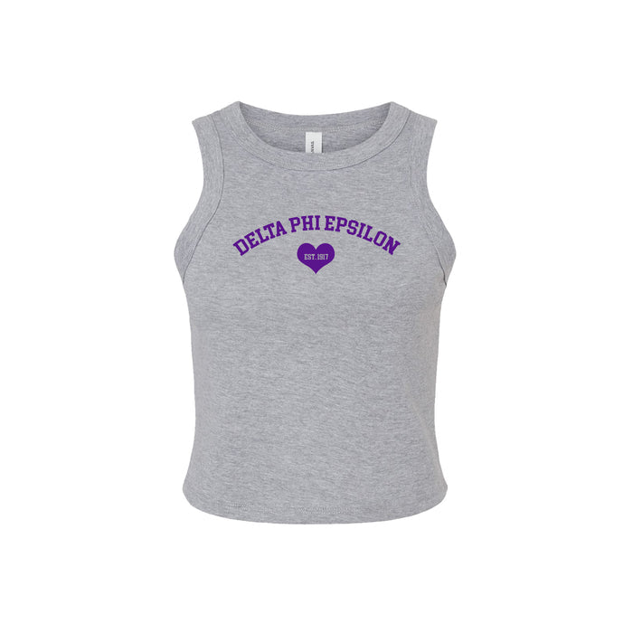 Delta Phi Epsilon Cropped Tank Top