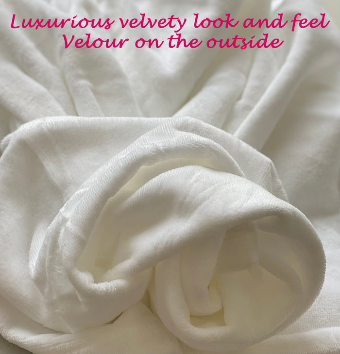 Delta Phi Lambda Terry Velour Spa Wrap