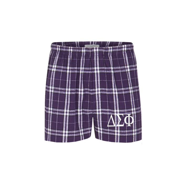 Delta Sigma Phi Pajama Bottom Shorts-Boxers