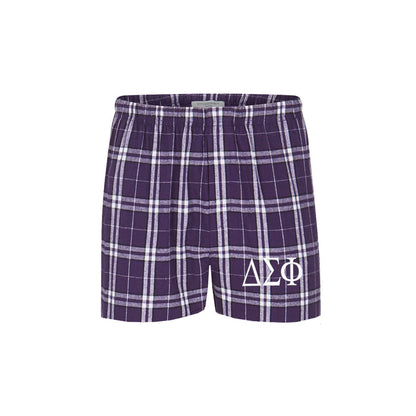 Delta Sigma Phi Pajama Bottom Shorts-Boxers
