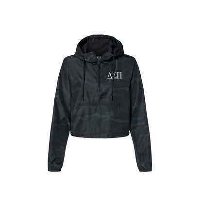 Delta Sigma Pi Crop Windbreaker