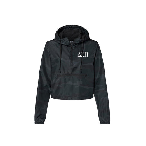 Delta Sigma Pi Crop Windbreaker