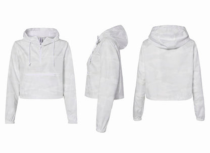Delta Sigma Pi Crop Windbreaker