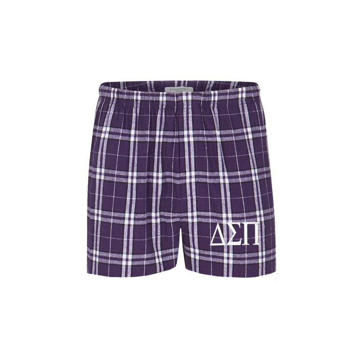 Delta Sigma Pi Pajama Bottom Shorts-Boxers