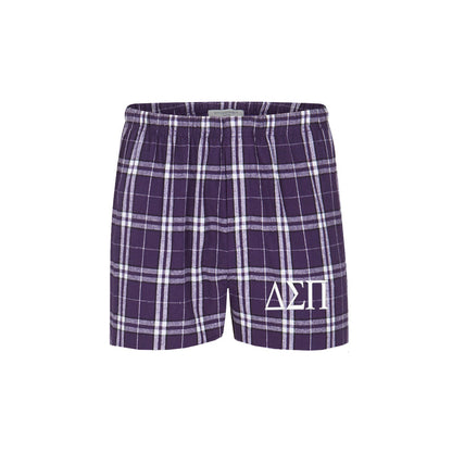 Delta Sigma Pi Pajama Bottom Shorts-Boxers