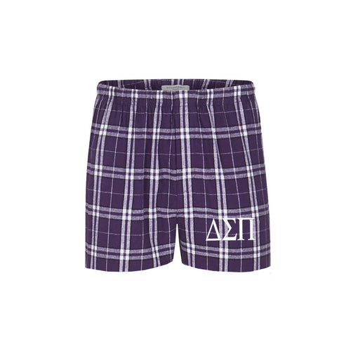 Delta Sigma Pi Pajama Bottom Shorts-Boxers