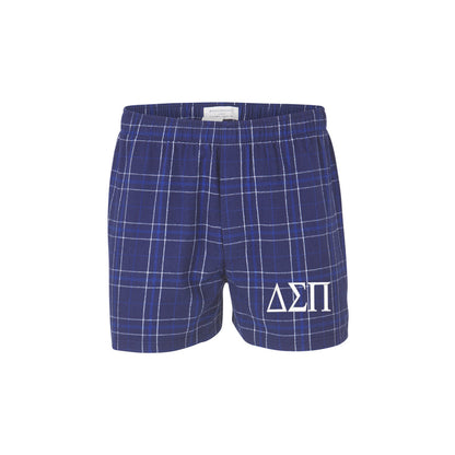 Delta Sigma Pi Pajama Bottom Shorts-Boxers