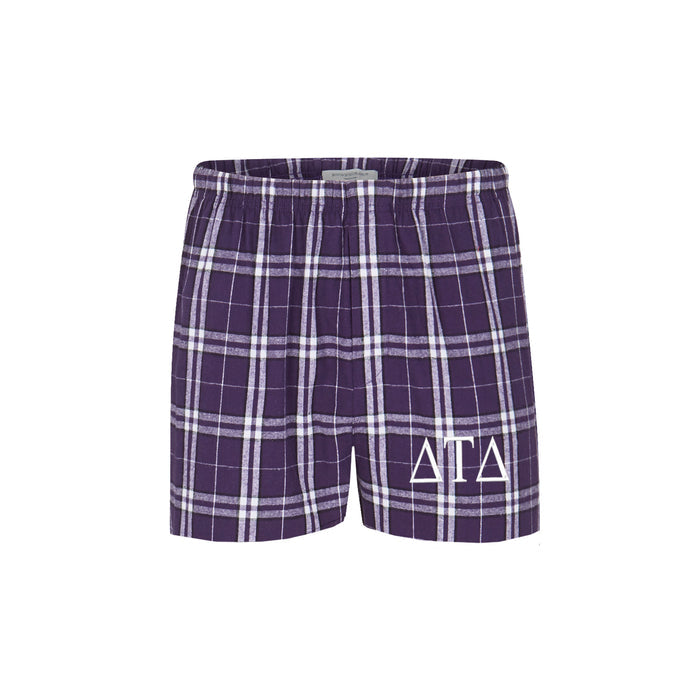 Delta Tau Delta Pajama Bottom Shorts-Boxers