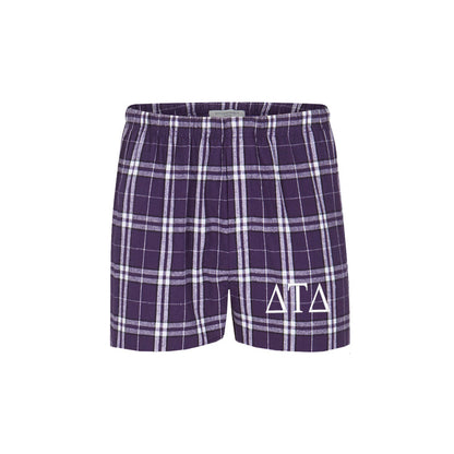 Delta Tau Delta Pajama Bottom Shorts-Boxers