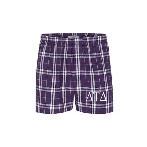 Delta Tau Delta Pajama Bottom Shorts-Boxers