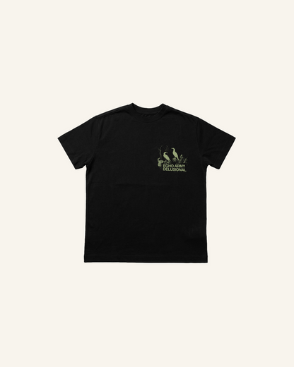 DELUSIONAL REGULAR TEE  - BLACK