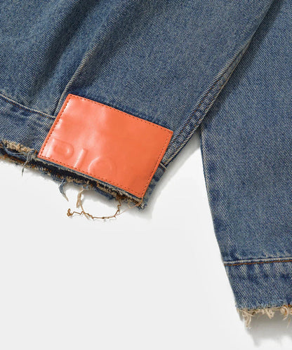 Dirty Denim Jacket - Four Street
