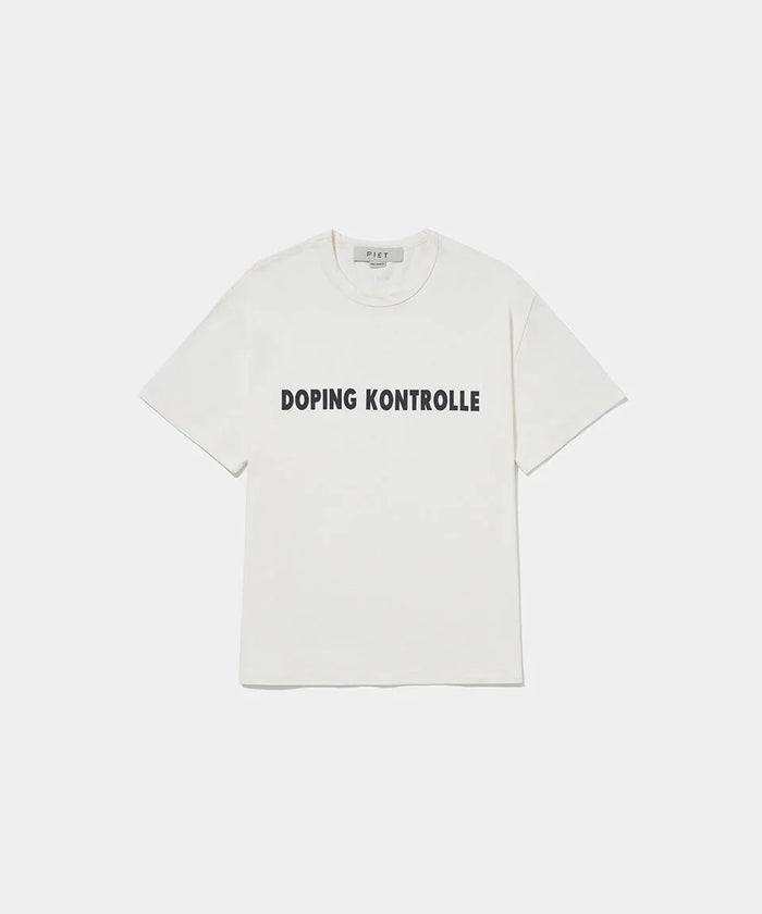 Doping Kontrolle T-shirt Bone White - Four Street
