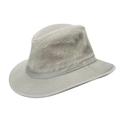 Dorfman Pacific Breezer - Canvas Outback Hat (Closeout) - Hatcountry