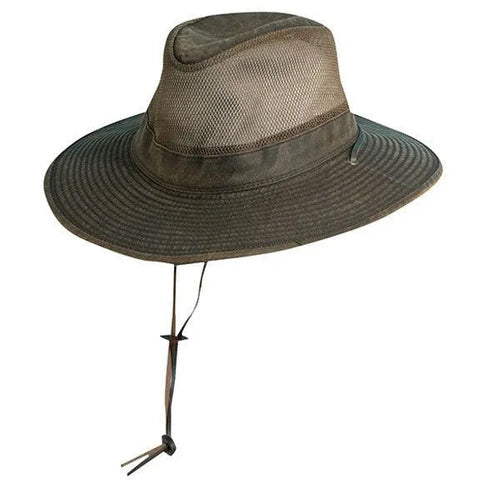 Dorfman Pacific Dickinson - Oilskin Outdoorsman Hat - Hatcountry