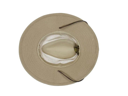 Dorfman Pacific Traveler - Canvas Outback Fedora Hat - Hatcountry