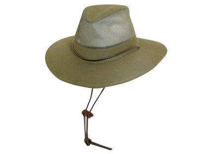 Dorfman Pacific Traveler - Canvas Outback Fedora Hat - Hatcountry