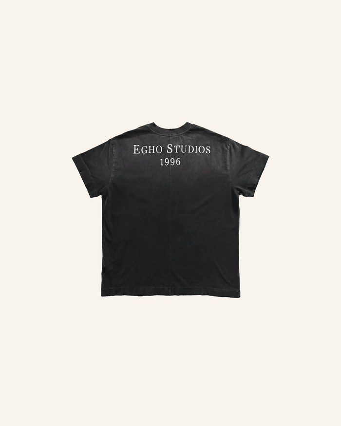 ELIZABETH REGULAR TEE - FADED BLACK