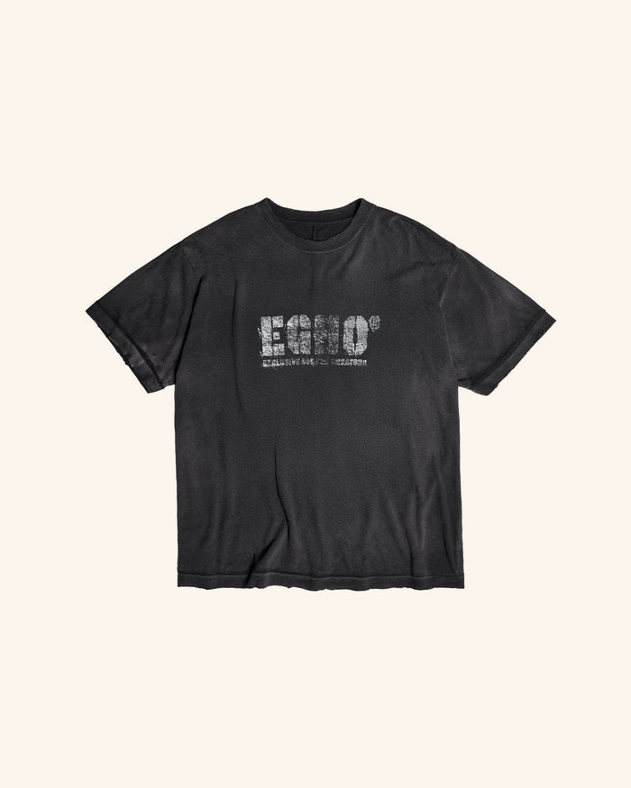 EXCLUSIVE REGULAR GAZE TEE - FADED BLACK