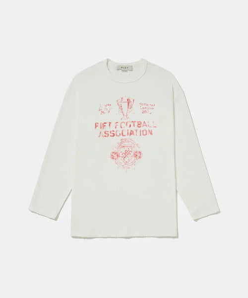 Football Association Long Sleeve T-shirt Bone White - Four Street