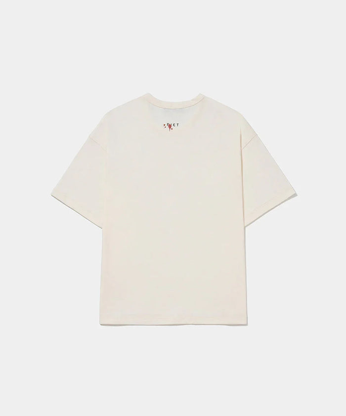 Football Pocket T-shirt Bone White - Four Street