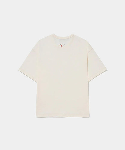 Football Pocket T-shirt Bone White - Four Street