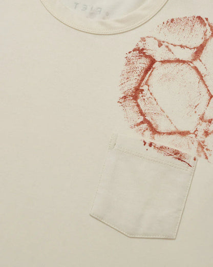 Football Pocket T-shirt Bone White - Four Street