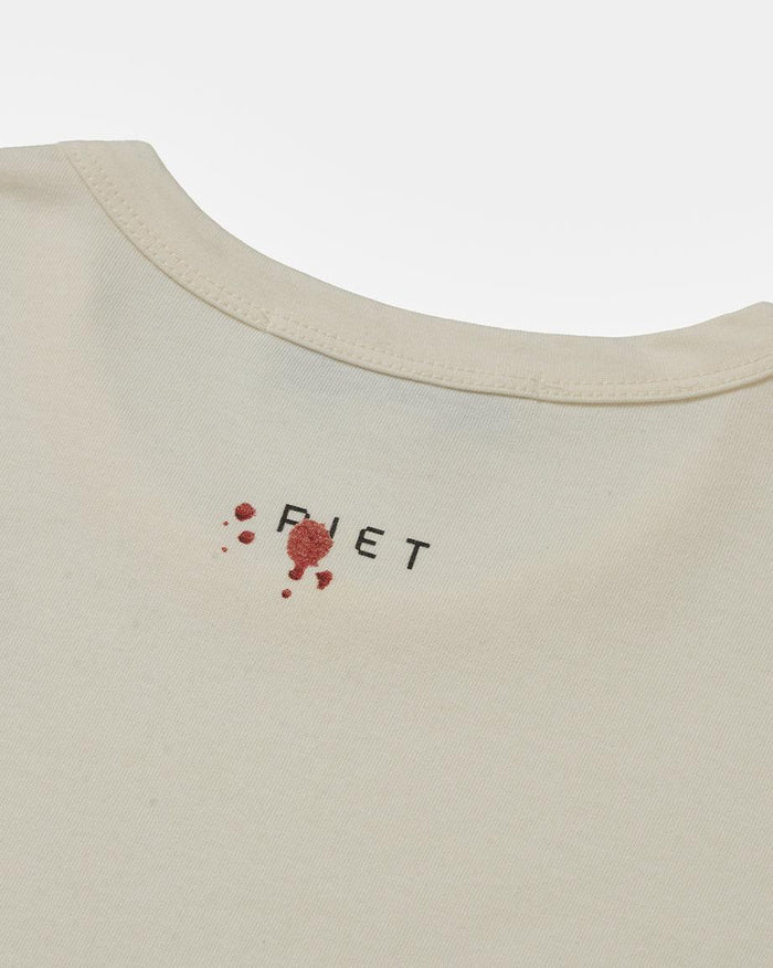 Football Pocket T-shirt Bone White - Four Street