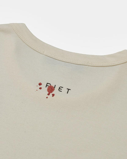 Football Pocket T-shirt Bone White - Four Street
