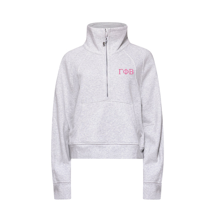 Gamma Phi Beta lululemon Scuba Oversized Funnel-Neck Half Zip