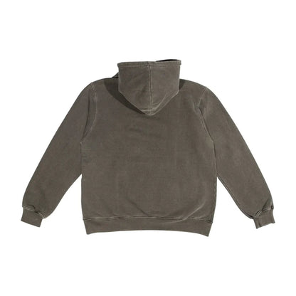 Hoodie Patch Washed Black - Four Street