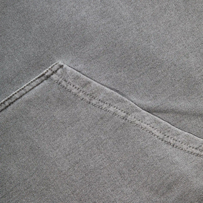 Hoodie Patch Washed Black - Four Street