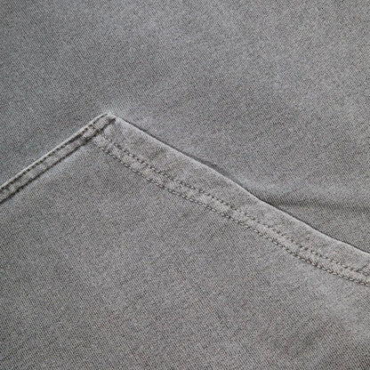Hoodie Patch Washed Black - Four Street
