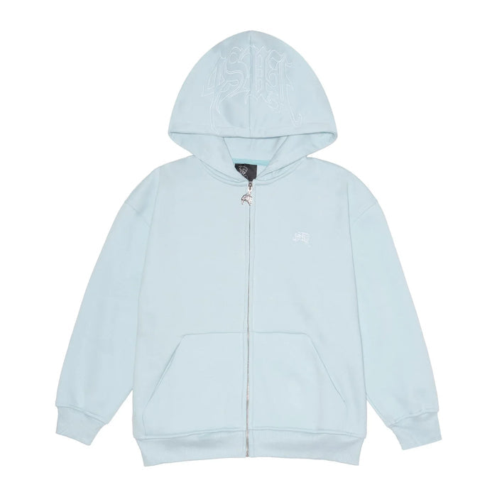 HOODIE ZÍPER 4SUF BABY BLUE - Four Street