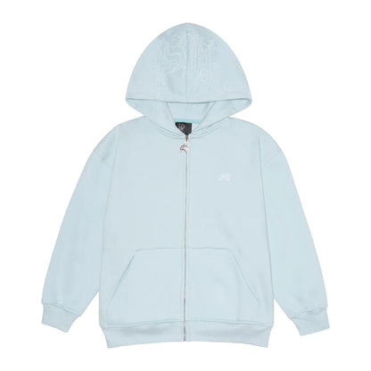 HOODIE ZÍPER 4SUF BABY BLUE - Four Street