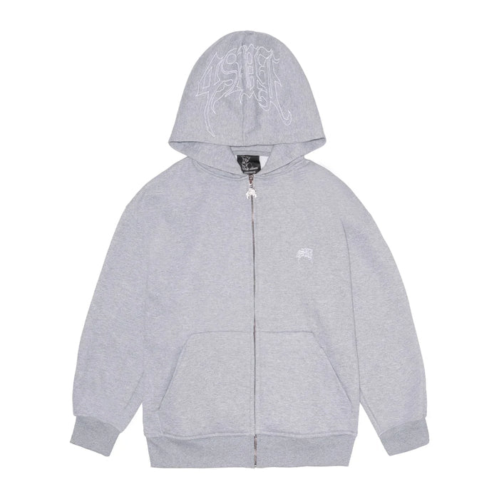 HOODIE ZÍPER 4SUF MIXED GRAY - Four Street