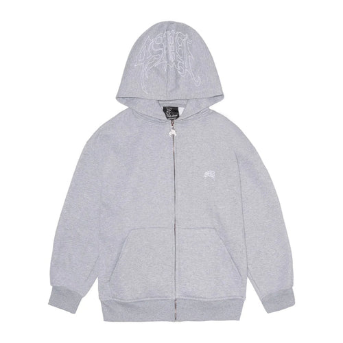 HOODIE ZÍPER 4SUF MIXED GRAY - Four Street