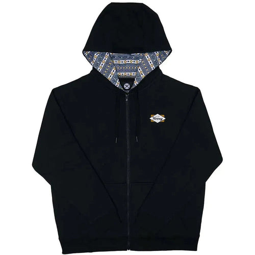HOOey Black "Diamond" - Men's Zip-Up Sweatshirts - Hatcountry