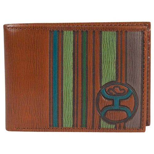 HOOey Lime Stripes - Men's Bifold Wallet - Hatcountry