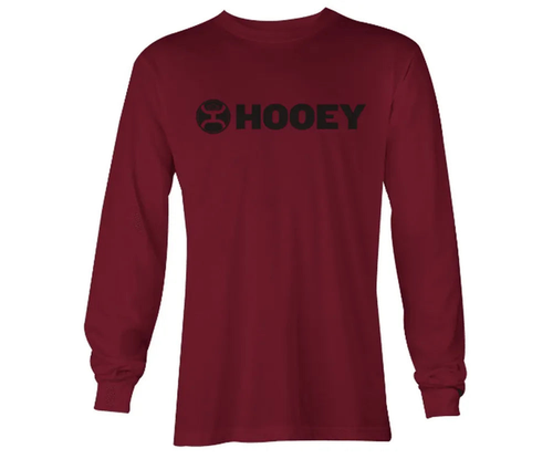 HOOey Lock up ( Cranberry) - Men's Long Sleeve Shirts - Hatcountry