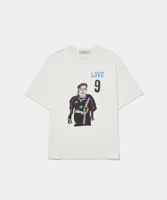 Illustrated T-shirt Bone White - Four Street