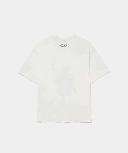 Illustrated T-shirt Bone White - Four Street