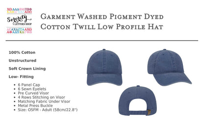 Iota Phi Theta Beach Washed Hat - Est 1963