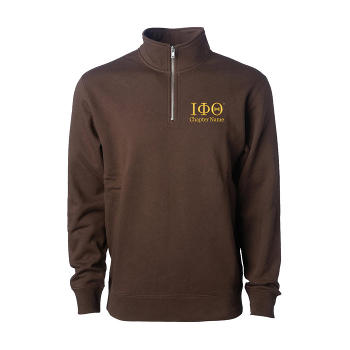 Iota Phi Theta Qzip Sweatshirt - Chapter Name