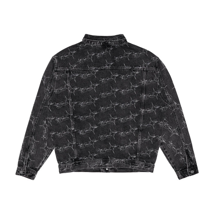 JACKET MONOGRAM SUFSTAR JEANS BLACK - Four Street