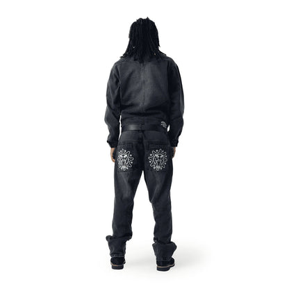 JACKET SUFGLO JEANS BLACK - Four Street