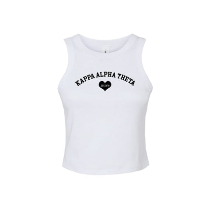Kappa Alpha Theta Cropped Tank Top