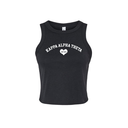 Kappa Alpha Theta Cropped Tank Top