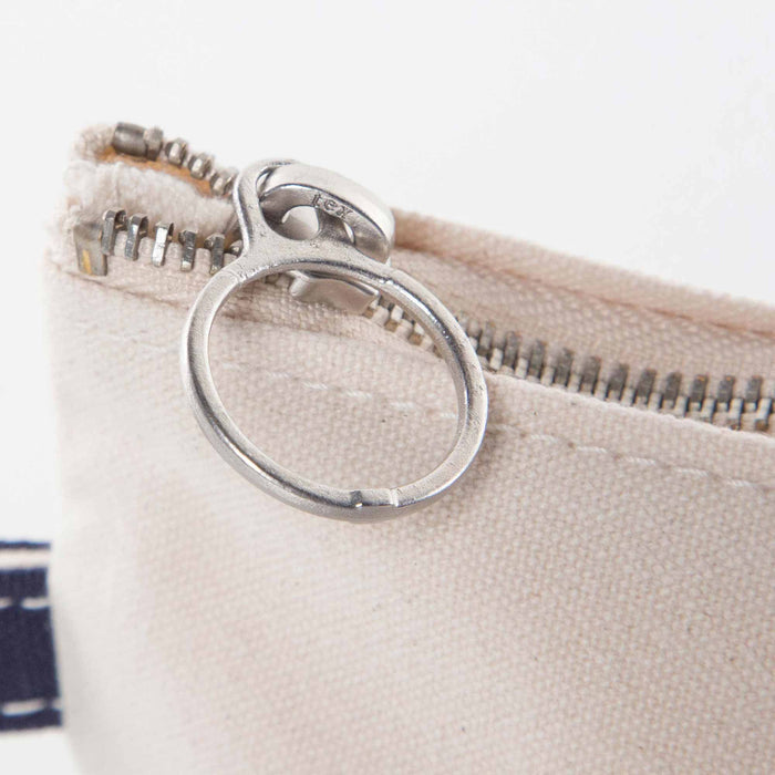 Kappa Delta Canvas Cosmetic Bag - Shell Logo